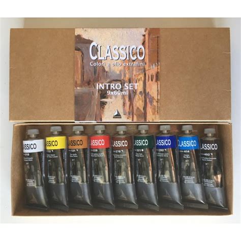 Maimeri Classico Intro Set Colori Ad Olio Tubetti Ml Calcografia It