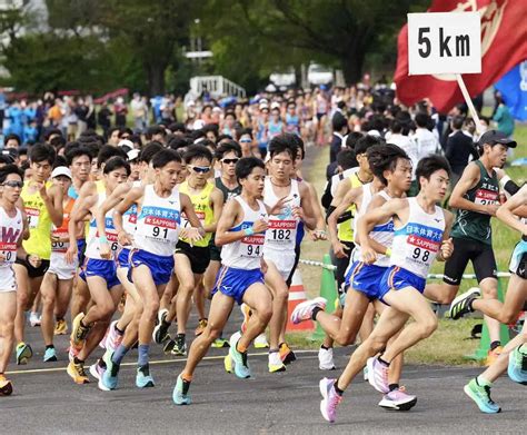 ＜箱根駅伝予選会＞予選会で力走する日体大の選手たち（撮影・木村 揚輔） ― スポニチ Sponichi Annex スポーツ