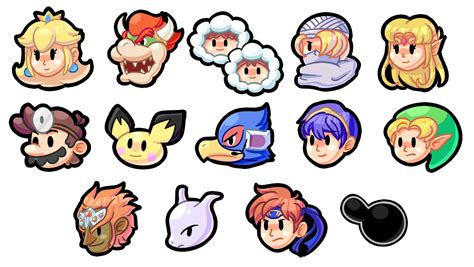 Super Smash Bros icons (Melee gang) by ShyKitty20 on DeviantArt