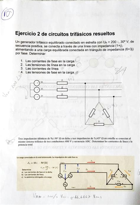 SOLUTION Ejercicios Resueltos Circuitos Trifasicos Studypool