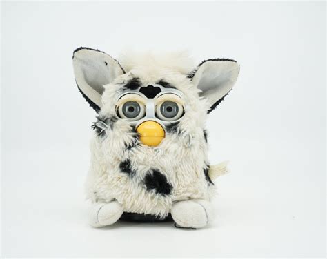 Vintage Furby Dalmatian Blue Eyes Defect Furby Tags Dalmatian