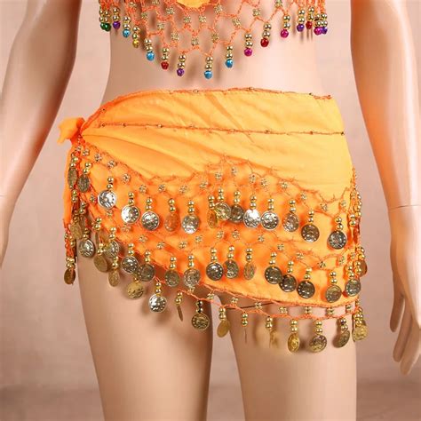 Blingstory Sexy Sequin Metal For Women Belly Dance Belts Tribal Metal