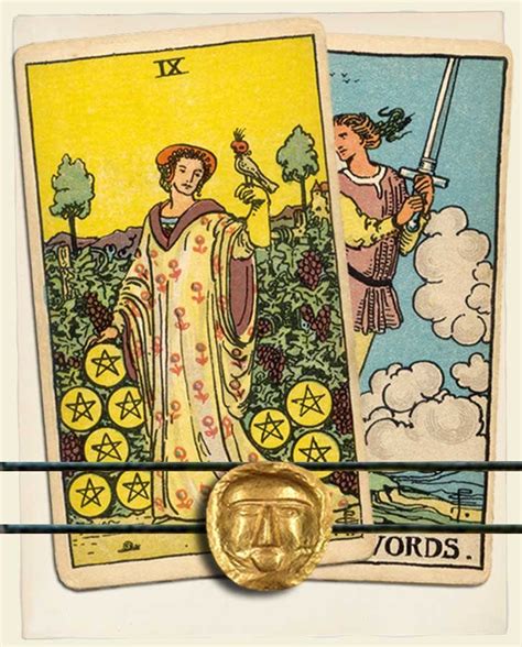 Nine Of Pentacles And Page Of Swords Combination Reading With Insights