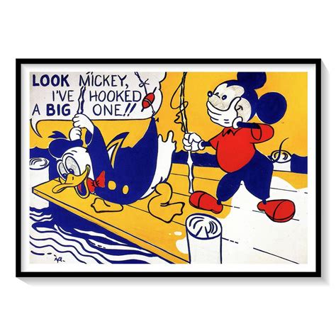 Buy Look Mickey Pop Art Painting And Art Print Online India At Best Price