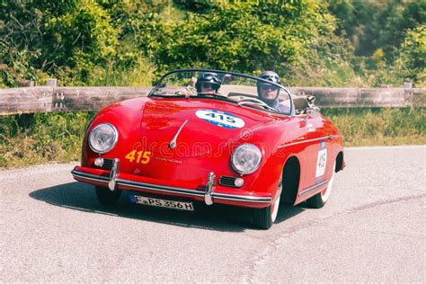 Porsche Oude Raceauto In Verzameling Mille Miglia