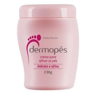 DERMOPÉS CREME PARA AFINAR OS PÉS 250G HIDRATA E AFINA ABELHA RAINHA