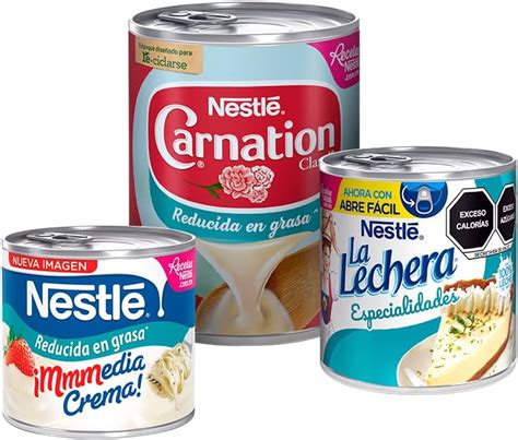 Pack De Ligeras Carnation Leche Evaporada Reducida En Grasa 360g La