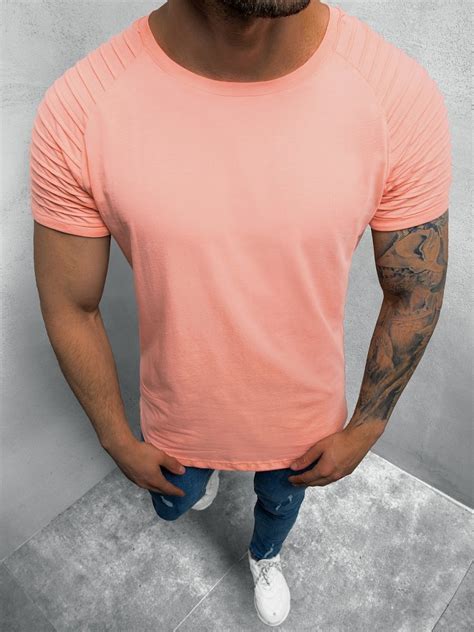 Camiseta De Hombre Rosa OZONEE O 1256 20Z OZONEE