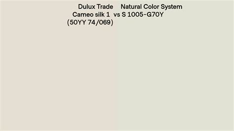 Dulux Trade Cameo Silk 1 50YY 74 069 Vs Natural Color System S 1005