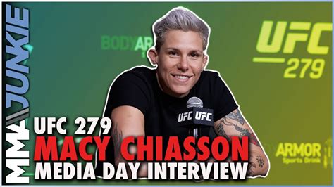 Macy Chiasson Wants More Women To Bounce Between 135 145 Divisions Ufc 279 Youtube