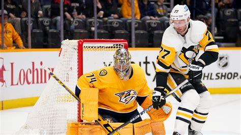 Nashville Predators fall to Pittsburgh Penguins as trades continue