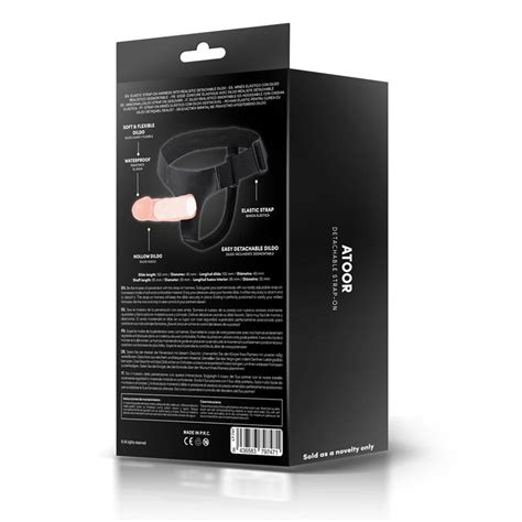 Atoor Arnés con Dildo Hueco Desmontable Vibración y Control Remoto