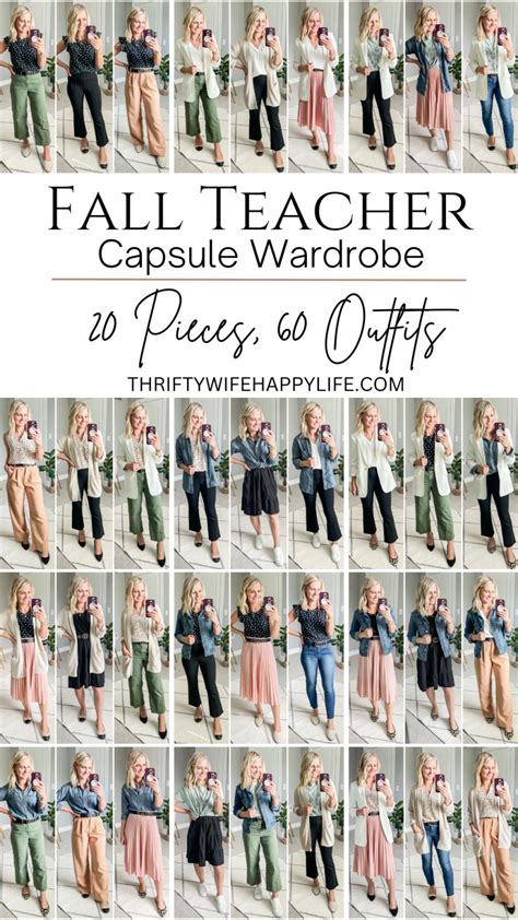 Affordable Teacher Capsule Wardrobe For Fall Artofit