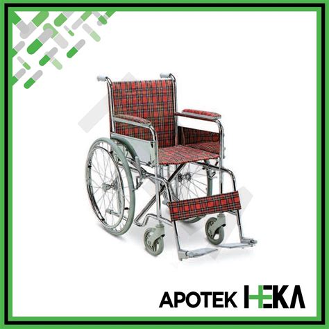 Jual Wheel Chair Fs 802 35 Gea Kursi Roda Anak Motif Merah Kotak