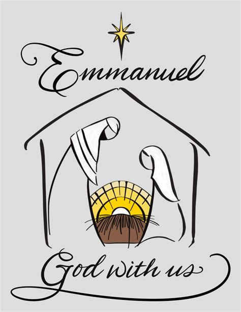 Emmanuel God With Us Greeting Card – New Wing Studio