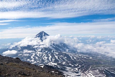 Koryaksky Volcano Kamchatka Peninsula Russia Stock Photo Image Of