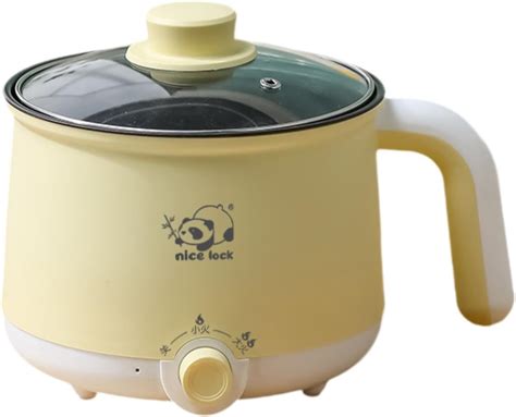 Amazon IEUDNS Mini Hot Pot Electric Rice Cooker With Handle