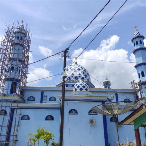 Kubah Berbahan Enamel GRC Galvalum Stainless Untuk Masjid Modern Di