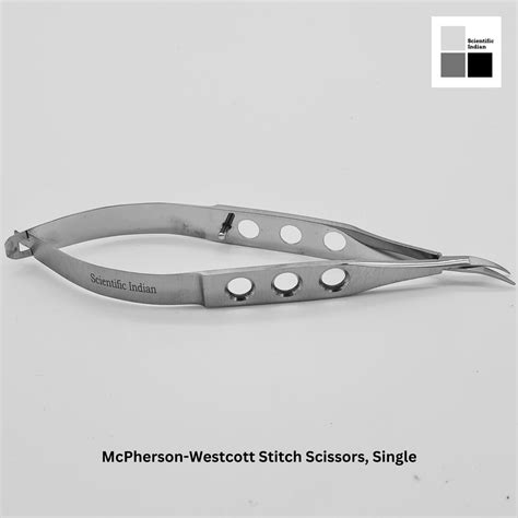 Scientific Indian Blunt McPherson Westcott Stitch Scissors For