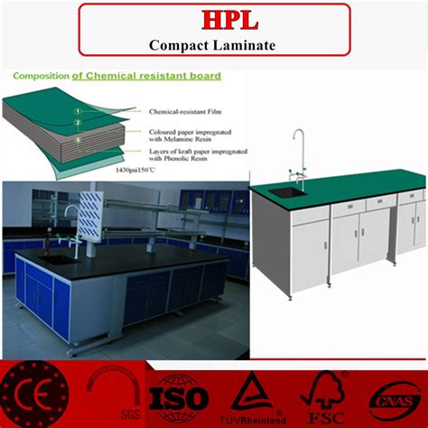 Chemical Resistant Compact Hpl Laminate Board For Lab Table China Lab