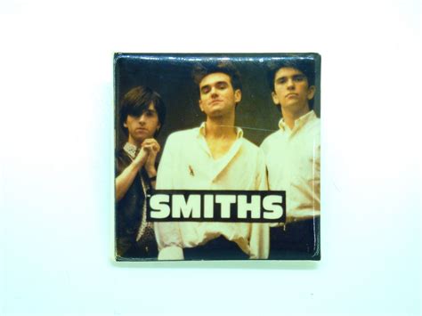 Vintage 80s The Smiths Morrissey Johnny Marr Pin Button Badge