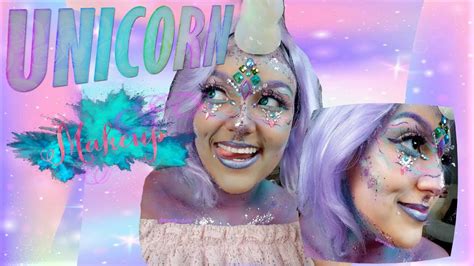 Super Easy Unicorn Makeup Look Youtube