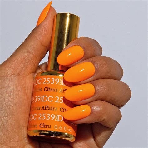 Dnd Dc Duo Gel Matching Color 2539 Citrus Affairs Jessica Nail And Beauty Supply