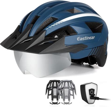 Eastinear Kask Rowerowy Led R Xl Ht Granat Jelenia G Ra Kup