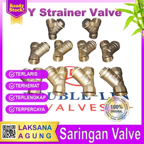 Jual Y Strainer Kuningan Inch Bonus Seal Tape Saringan Kuningan