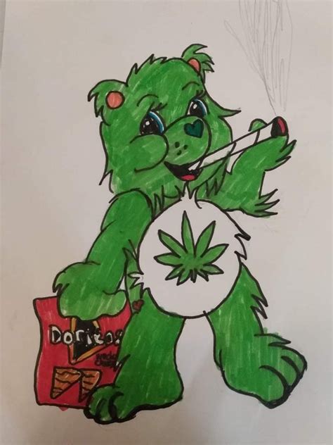 Weed Care Bear by xXCrayCrayXx on DeviantArt