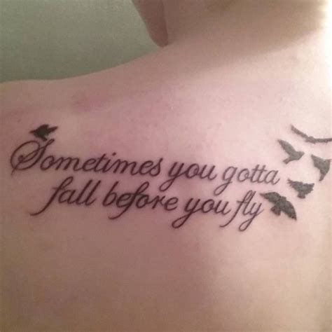 Sometimes You Gotta Fall Before You Fly