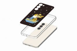 Samsung Galaxy S23 Frame Cover DDP Plate The Simpsons The Club Rewards