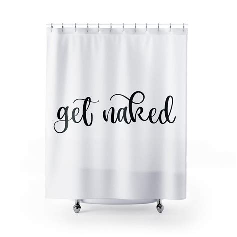 Funny Bathroom Decor Get Naked Shower Curtains Humorous Home Bath