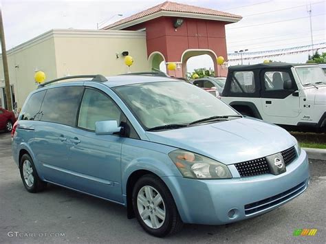 2004 Azure Blue Metallic Nissan Quest 35 Sl 17838901