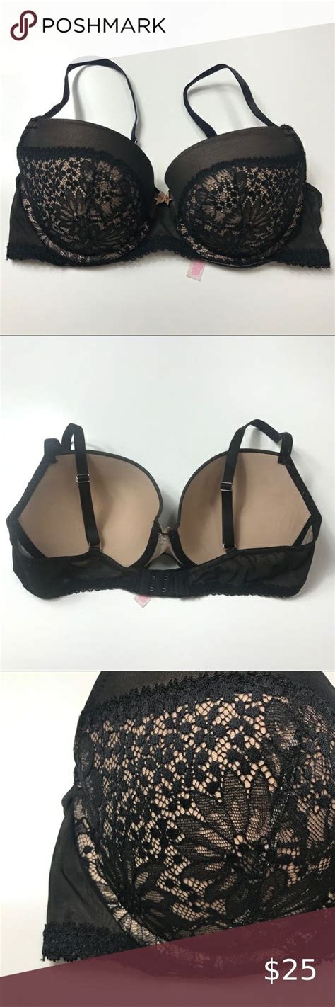 Victorias Secret Padded Demi Bra Size 36d Victorias Secret Bra