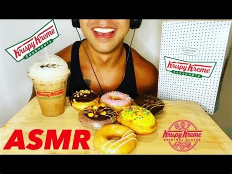 Asmr Krispy Kreme Donuts Iced Caramel Mocha Eating Sounds No Talking