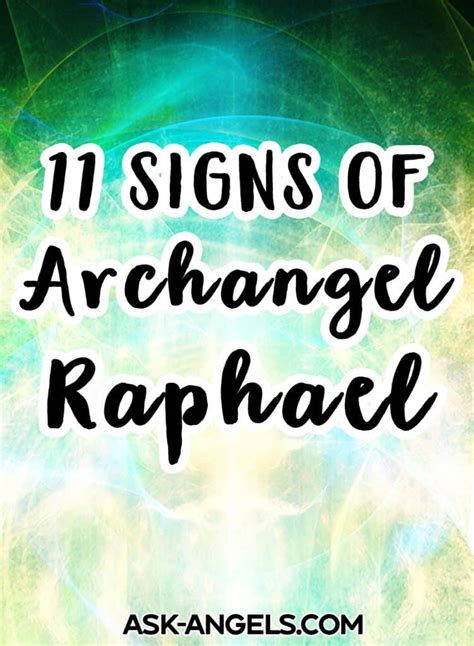 11 Signs That Archangel Raphael Is Present in Your Life