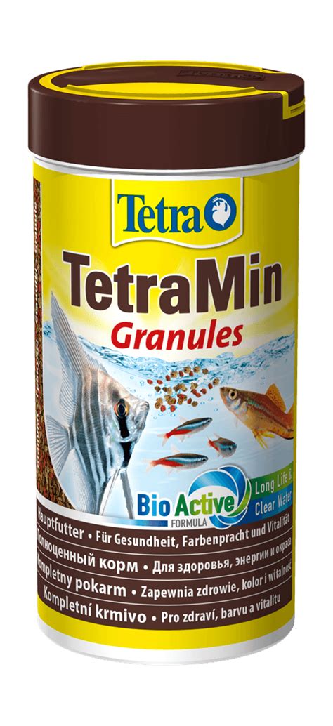 TetraMin Granules - корм для декоративных рыб купить в зоомагазине «PetXP»