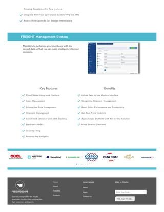 Transport Management System Shipment Container Tracking PDF