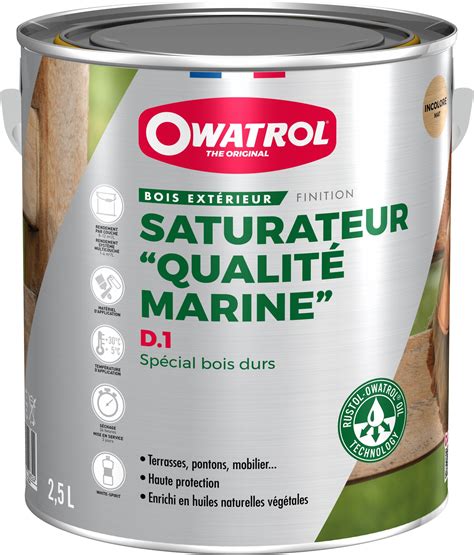 Saturateur Incolore Pour Bois Exotique Finition Mate Owatrol D