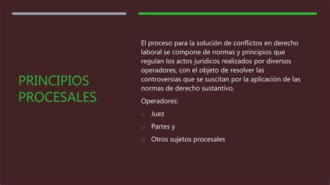 Derecho Procesal Laboral Ppt