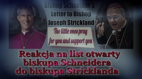 Bkp Reakcja Na List Otwarty Biskupa Schneidera Do Biskupa Stricklanda