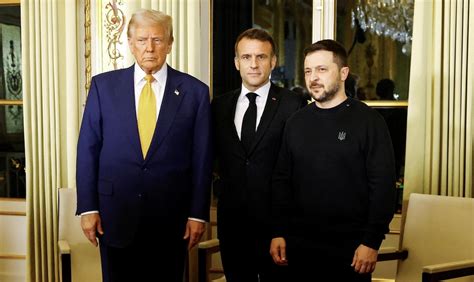 Trump Macron Zelensky Il Vertice A Tre Sul Ucraina All Eliseo La