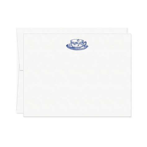 Teacup Stationery Letterpress Greeting Cards Paper Goods And