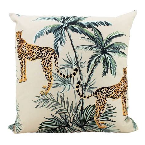 Nude Leopard Outdoor Cushion Temple Webster Trong