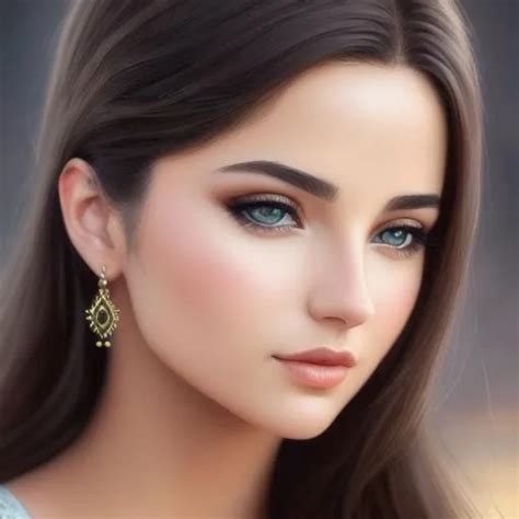 Beautiful Croatian Girl Oil Painting UHD 8k Very OpenArt