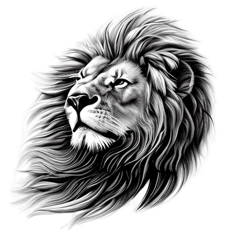 3d Majestic Lion With Mane Blowing In The Wind · Creative Fabrica