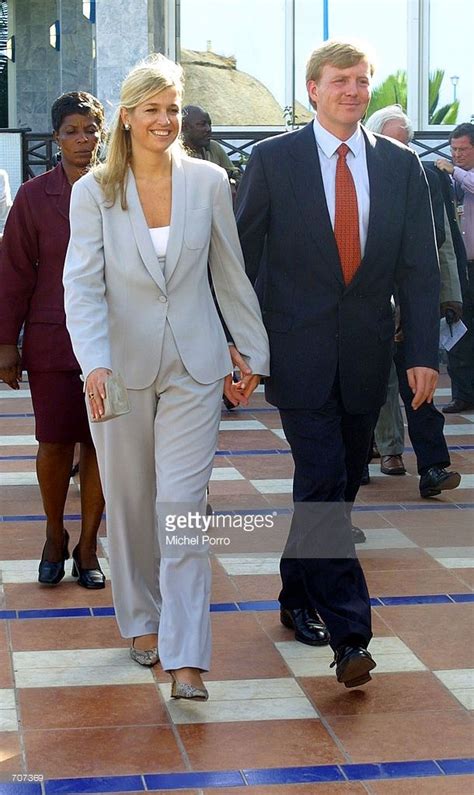 Dutch Crown Prince Willem Alexander And Princess Maxima Walk Away