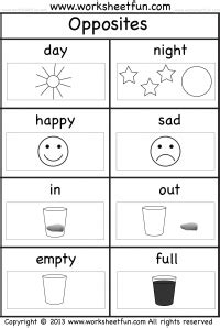 Kindergarten Worksheets / FREE Printable Worksheets – Worksheetfun