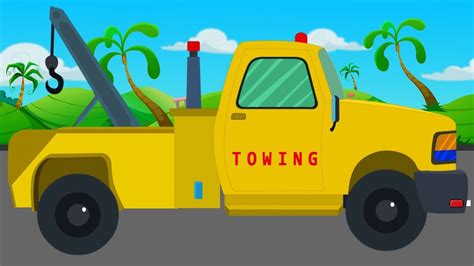 Tow Truck And Repairs Video For Children Video For Kids Baby